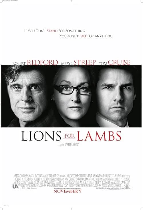 Lions for Lambs film posteri