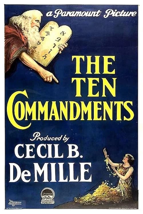 The Ten Commandments film posteri